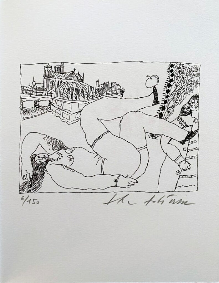 Aux franges de l'éveil de Theo Tobiasse, 1987