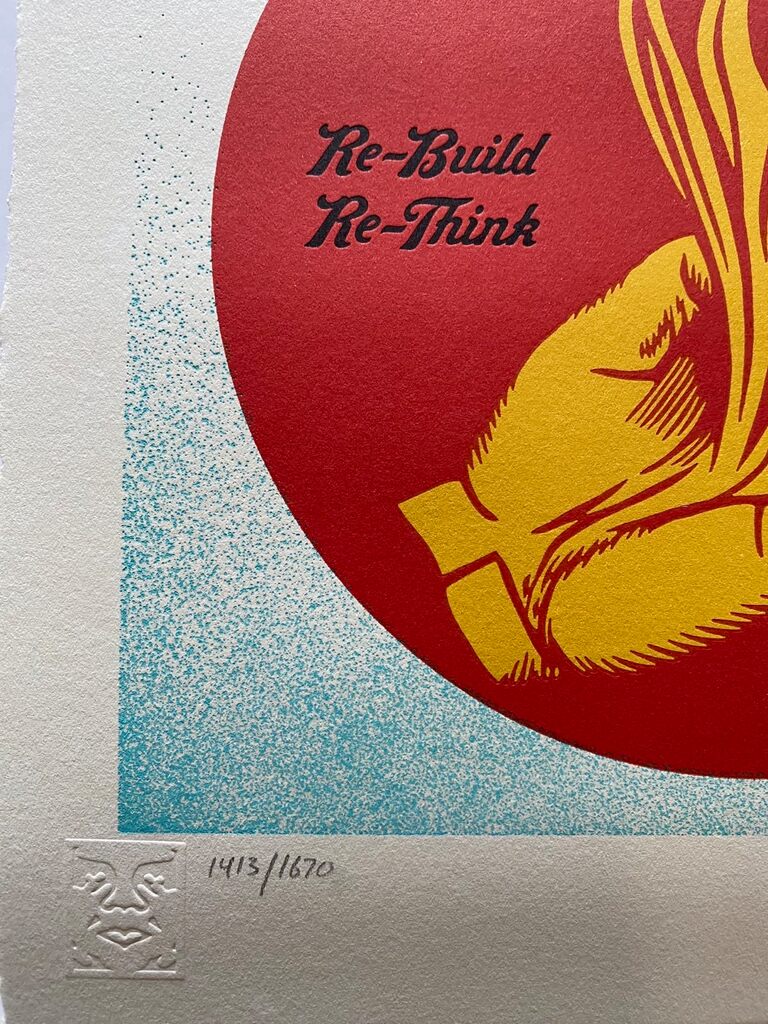 Re-Build/Re-Think by Shepard Fairey, 2025 (view 2)