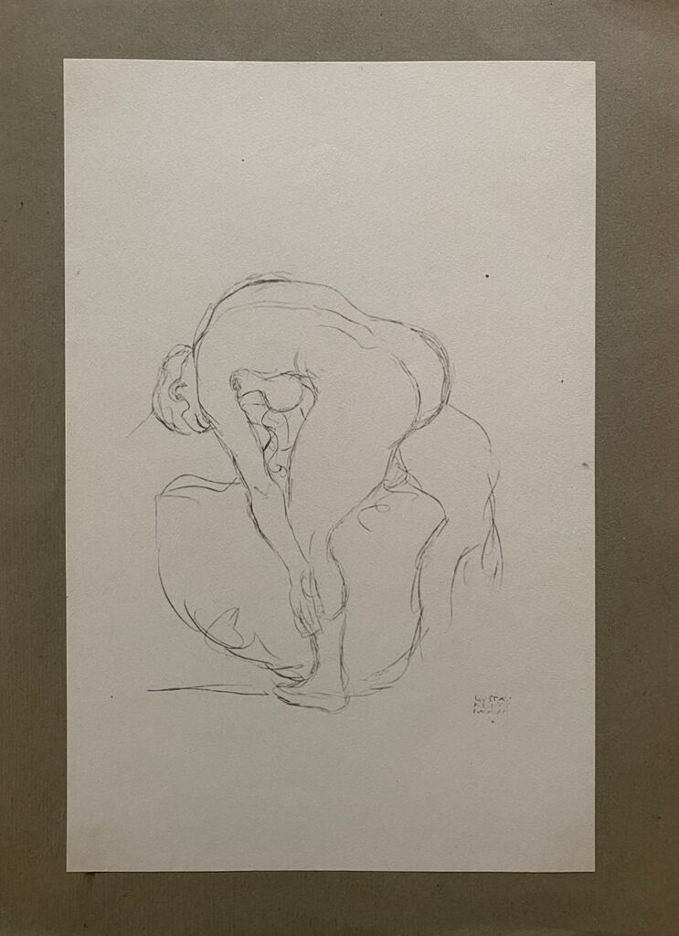 Nude de Gustav Klimt, 1922