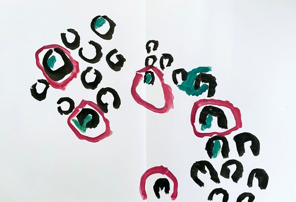 Composition abstraite by Pierre Tal-Coat, 1965