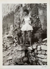 Acrobate et danseuse, Arles by Lucien Clergue, 1955