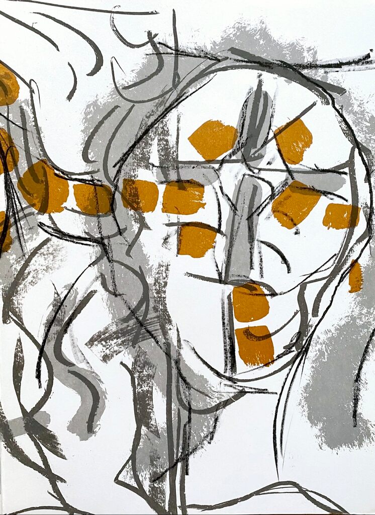 Untitled by Jean-Paul Riopelle, 1974
