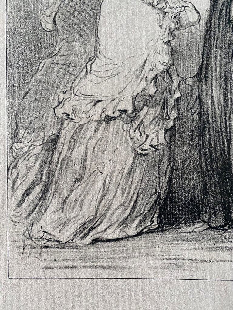 Court Scene de Honoré Daumier, 1918 (vue 3)