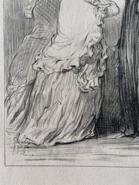 Court Scene de Honoré Daumier, 1918 (vue 3)