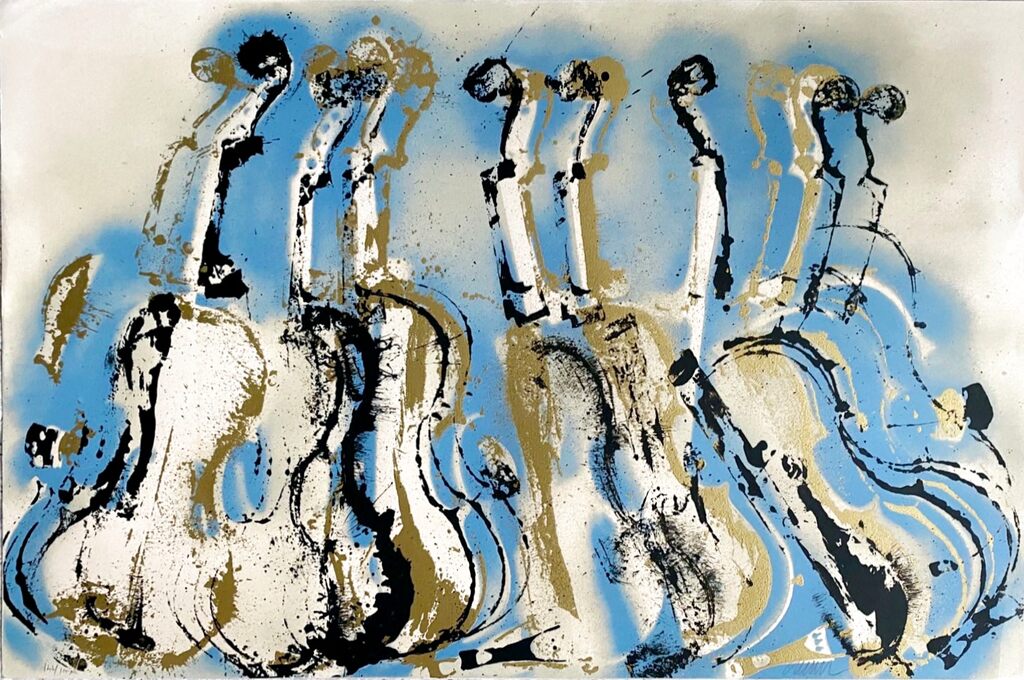 Blue Variations d'Arman, 1978