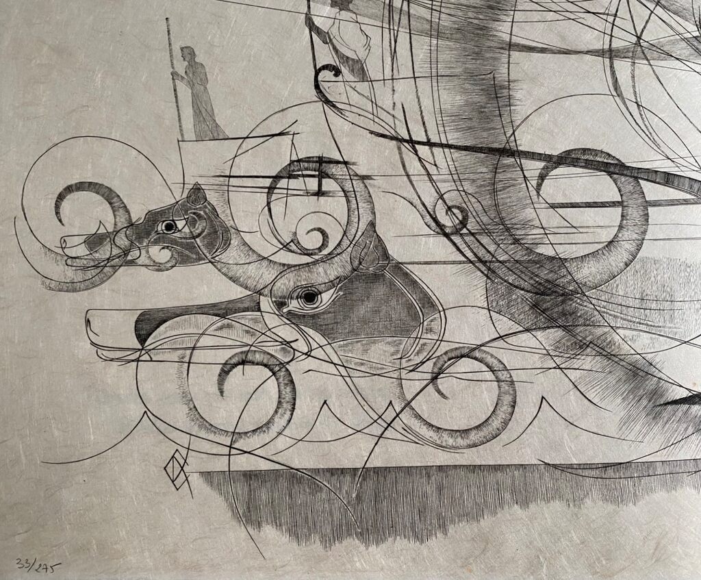 Hippolyte et Aricie (Hippolytus and Aricia) by Czanara, 1973 (view 2)