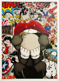 Kaws Lips by Death NYC, 2024