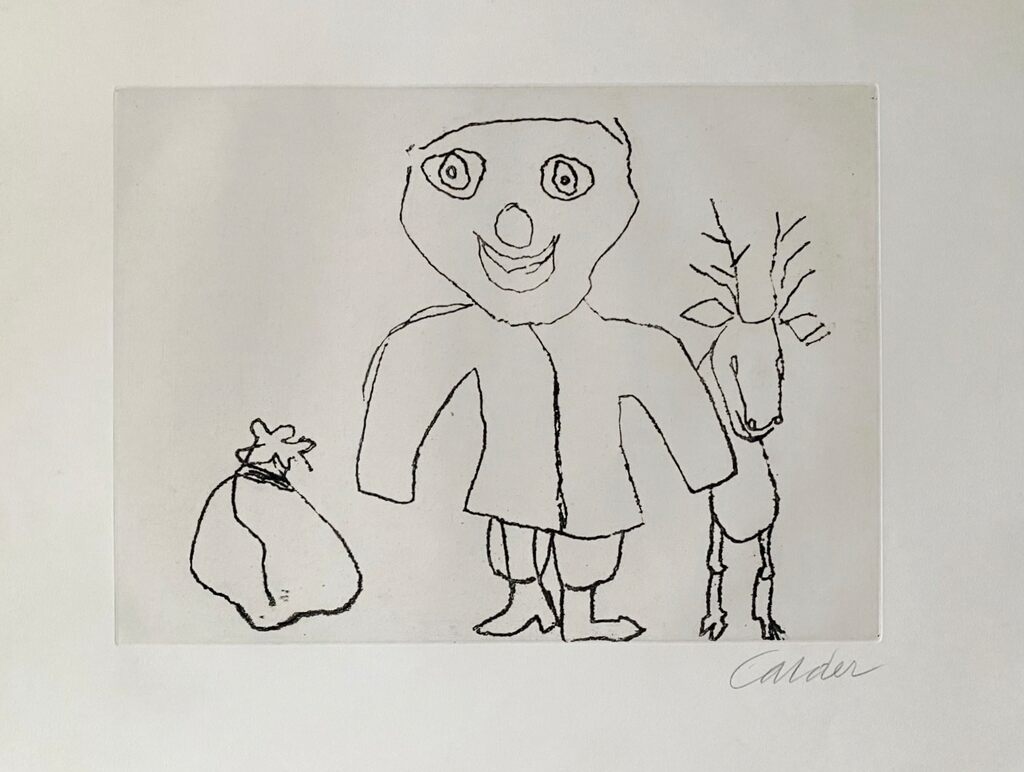 Santa Claus VI d'Alexander Calder, 1974