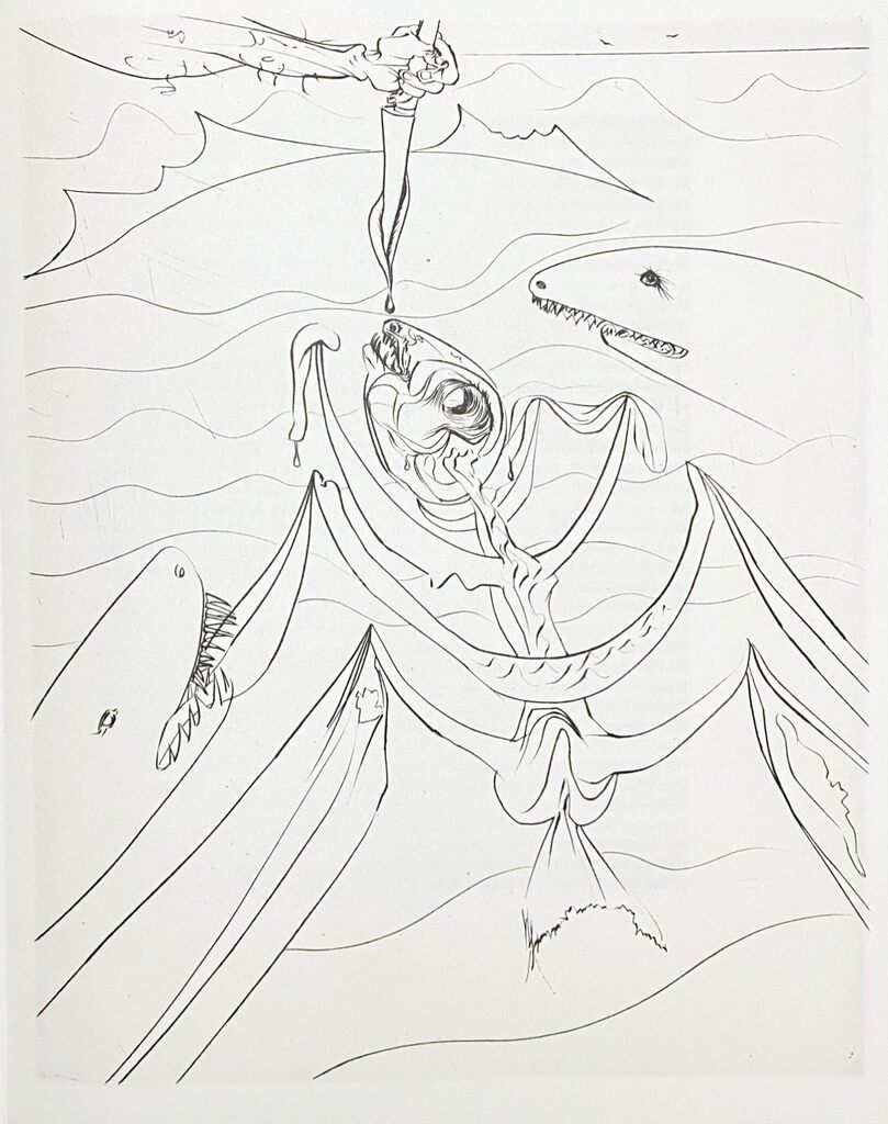 The Struggle by Salvador Dalí, 1974