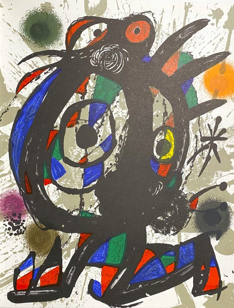 Lithographie originale I de Joan Miró, 1977