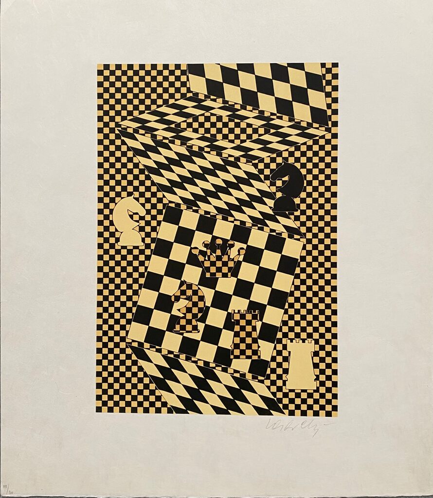 L'échiquier by Victor Vasarely, 1935