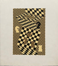 L'échiquier by Victor Vasarely, 1935