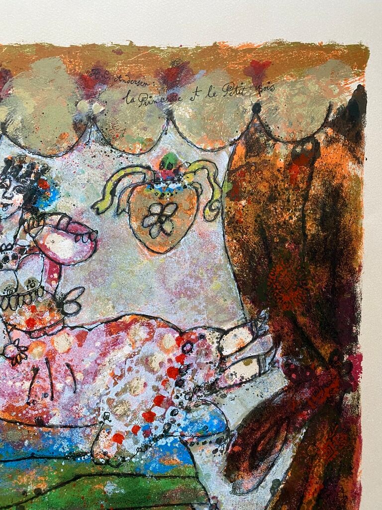 La Princesse et le petit pois (The Princess and the Pea) by Theo Tobiasse, 1978 (view 4)