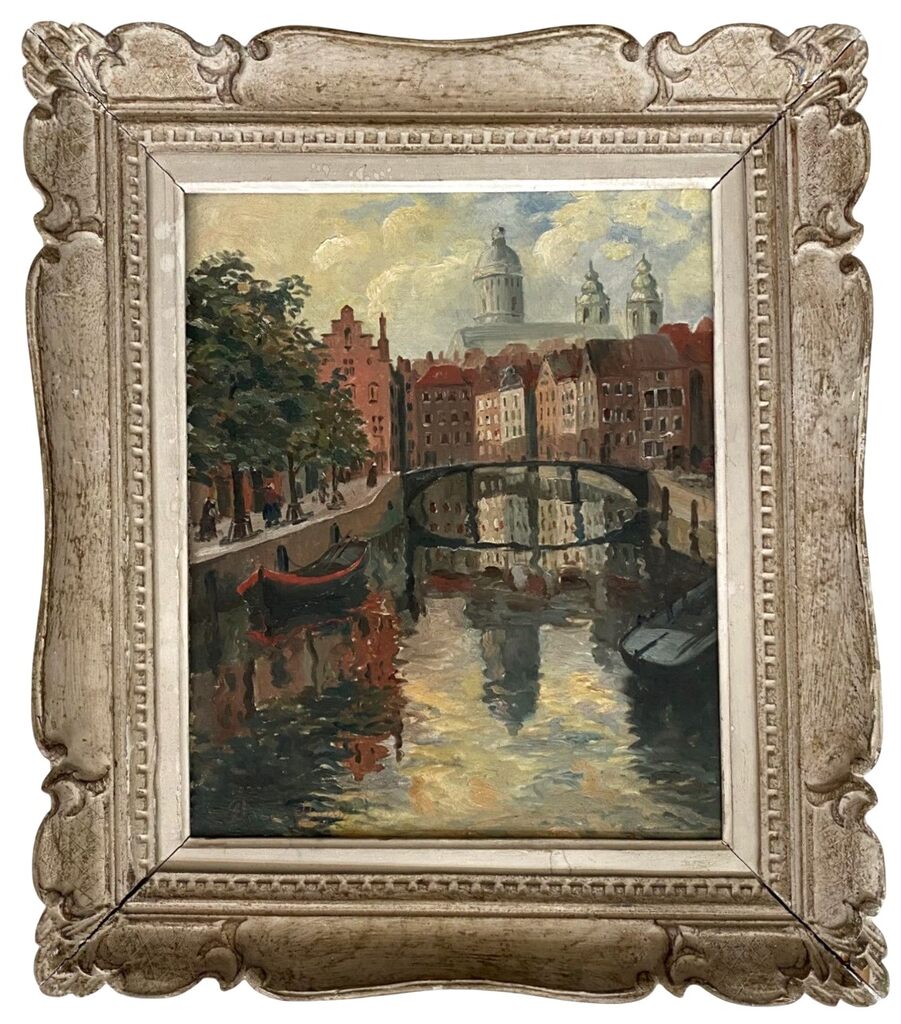 Barques au quai d'Élisée Maclet, vers 1940