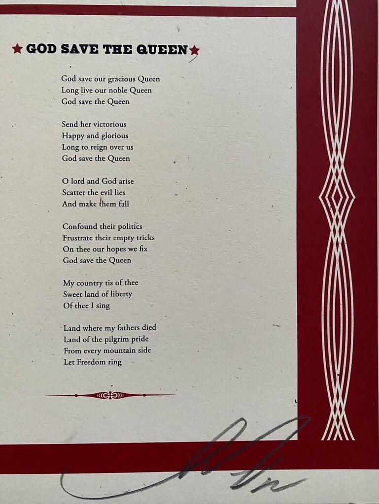 Americana Lyrics by Shepard Fairey, 2012 (view 3)