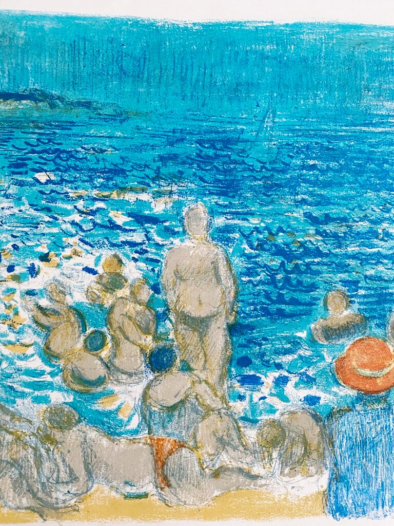 Le Bonnet rouge devant la mer by Andre Cottavoz, 1974 (view 4)