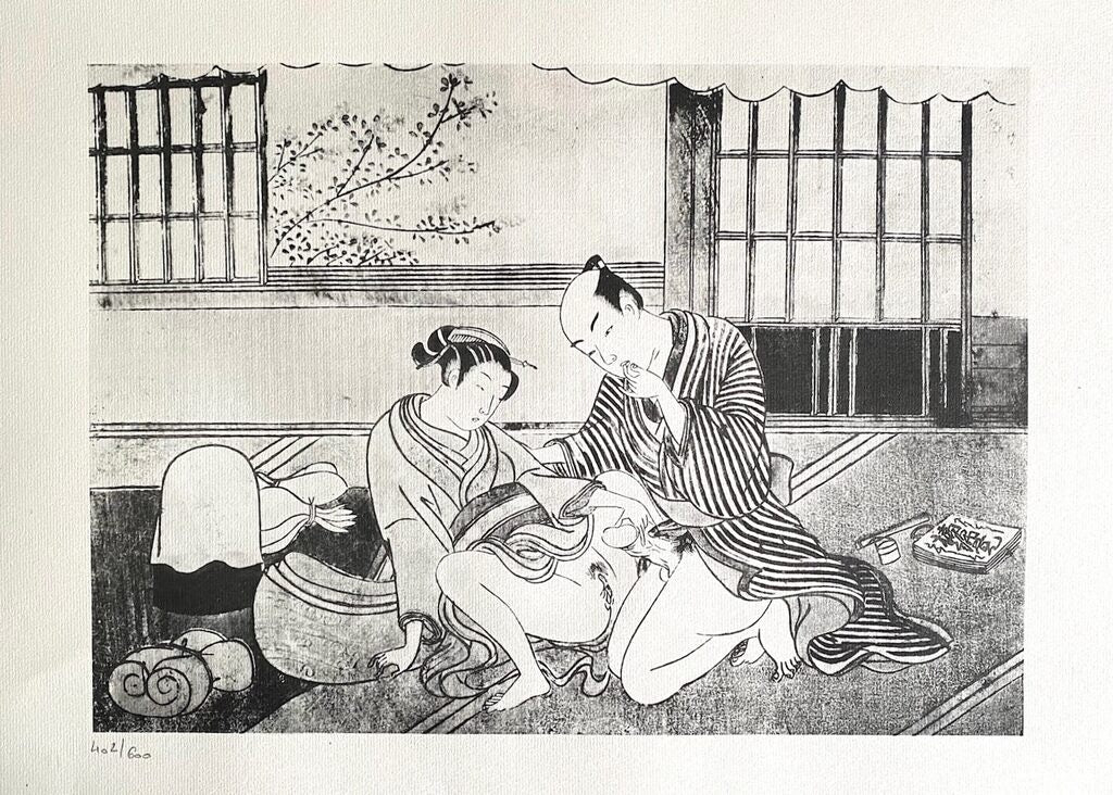 Japanese Shunga de Suzuki Harunobu, 1961