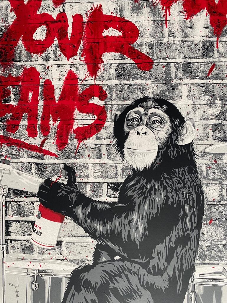 Follow Your Dreams by Mr. Brainwash, 2012 (view 2)