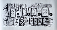 Electronic Circuits, Siemens de Bernard Buffet, 1968