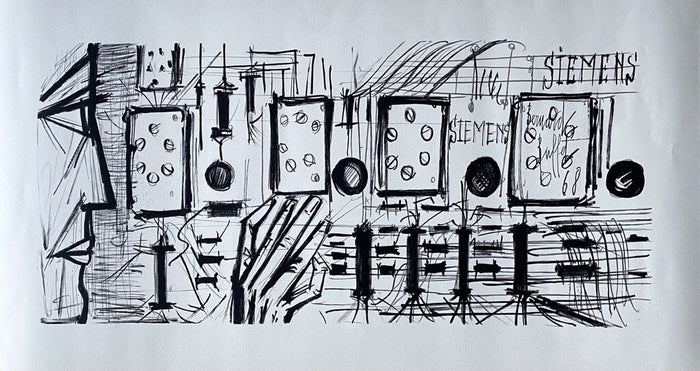 Electronic Circuits, Siemens de Bernard Buffet, 1968