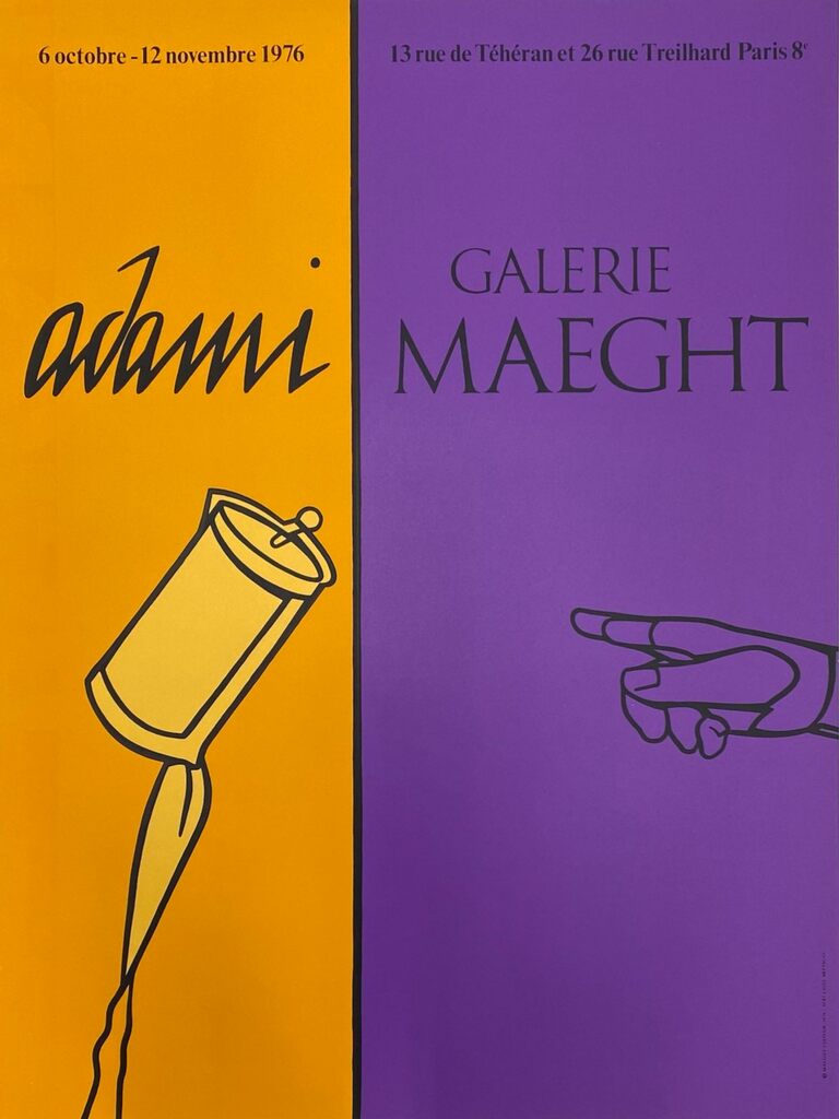 La Main by Valerio Adami, 1976