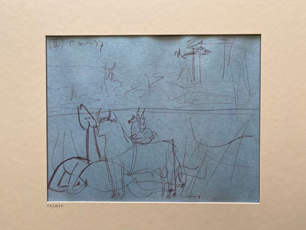 Guernica Study by Pablo Picasso, 1990 (view 3)
