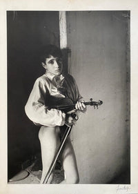 Le petit violoniste, Arles by Lucien Clergue, 1955