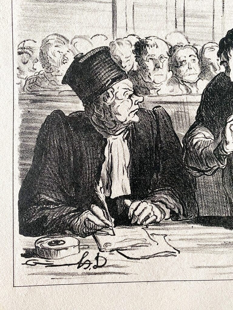 Court Scene by Honoré Daumier, 1918 (view 3)