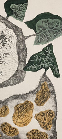 L'émeraudine a le corselet vert d'eau et l'œil vif, sa taille bien prise... by Jean Lurçat, 1965 (view 3)