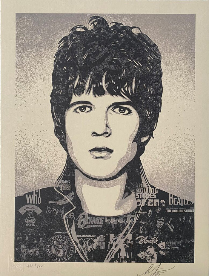 Clem Burke Sonic DNA de Shepard Fairey, 2025