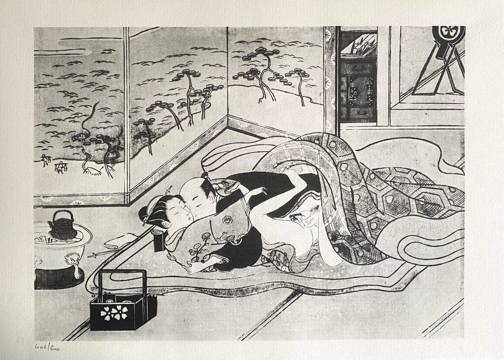 Japanese Shunga de Suzuki Harunobu, 1961