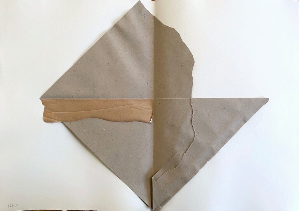 El pa a la Barca by Antoni Tàpies, 1963