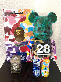 Bape 28th anniversary, Camo #4 400% de BE@RBRICK, 2021 (vue 3)