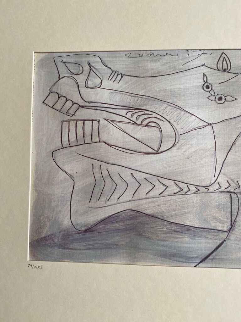 Guernica Study by Pablo Picasso, 1990 (view 2)