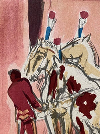 Les chevaux de cirque by Yves Brayer, c. 1950 (view 2)