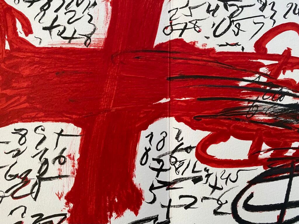 Jambes et chiffres by Antoni Tàpies, 1984 (view 2)