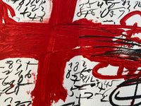 Jambes et chiffres by Antoni Tàpies, 1984 (view 2)