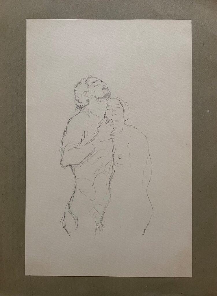 Couple de Gustav Klimt, 1922