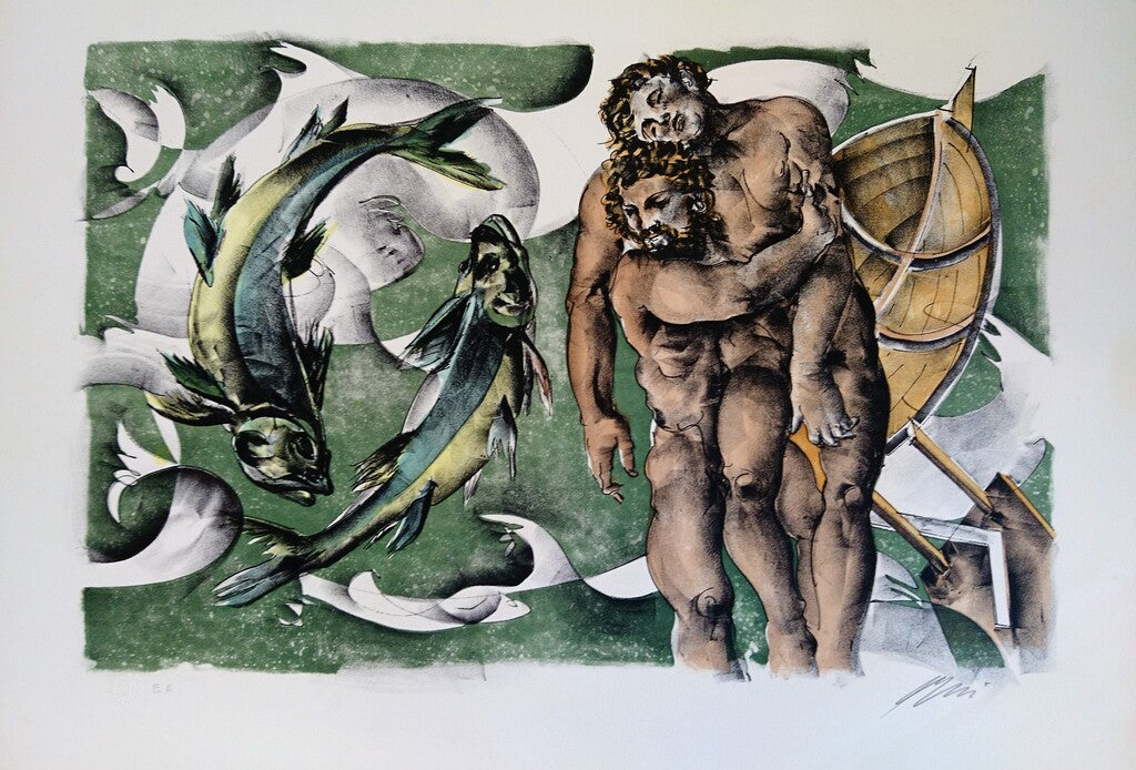 Pisces de Hans Erni, 1970