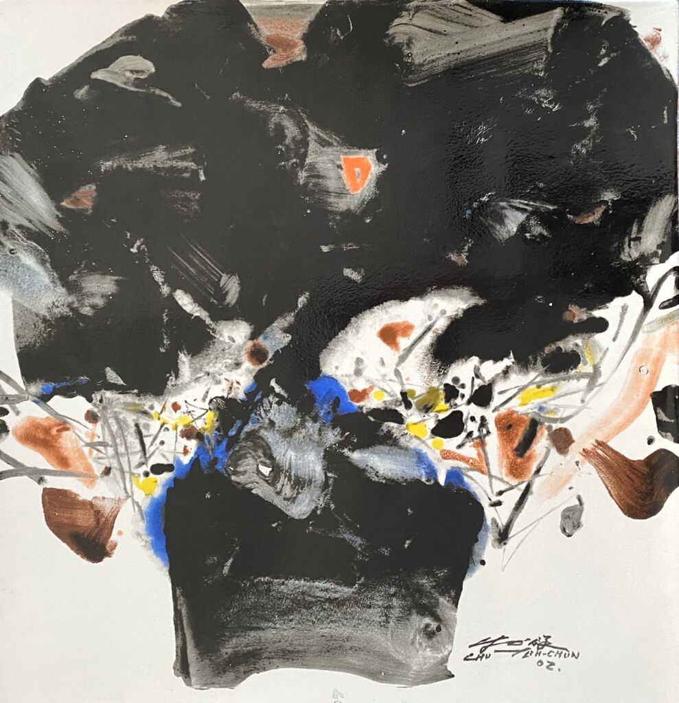Plat F3 by Chu Teh-Chun, 2002