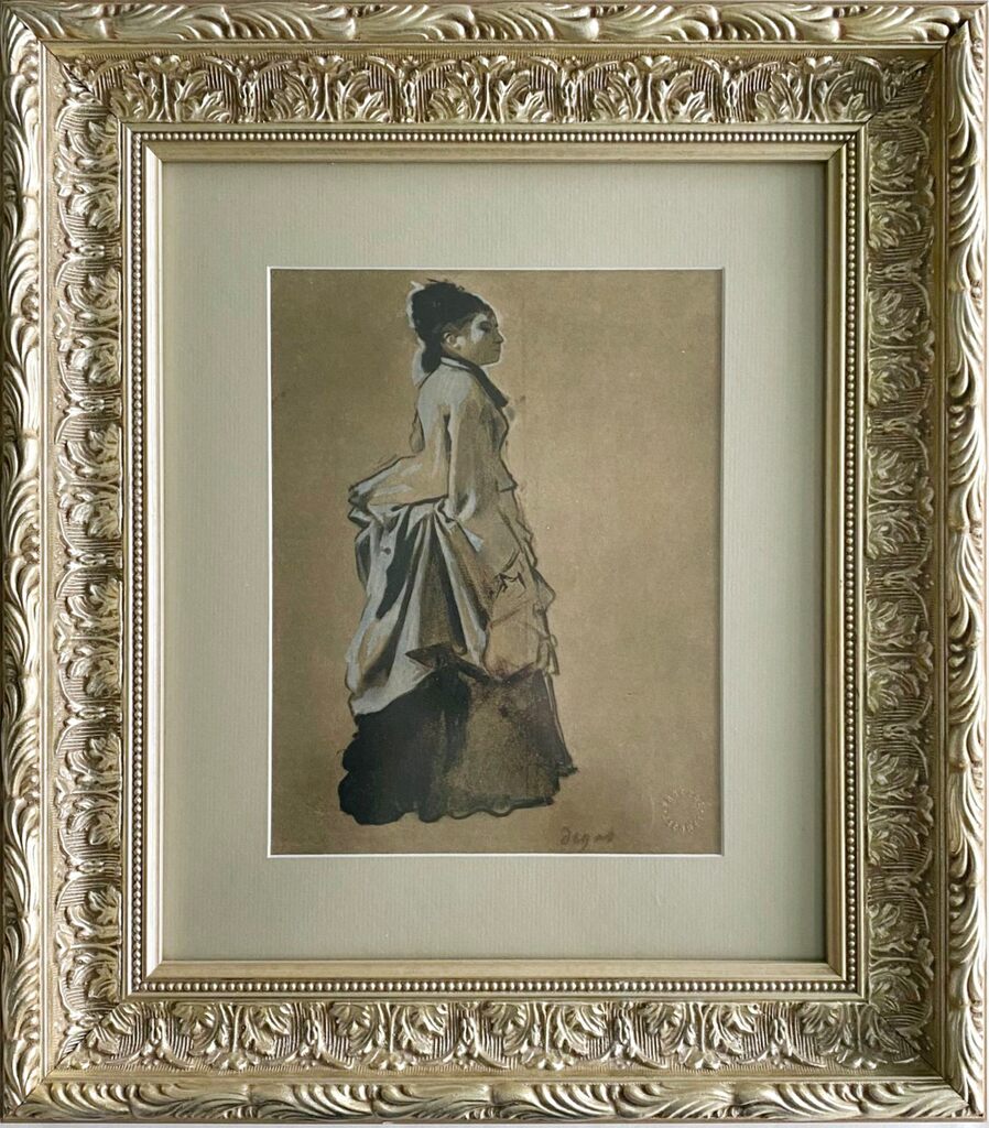 Jeune femme en costume de ville by Edgar Degas, 1957