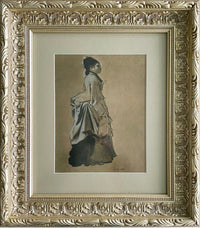 Jeune femme en costume de ville by Edgar Degas, 1957