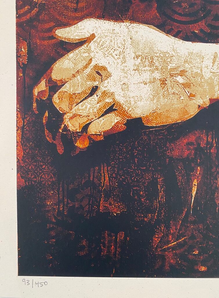 John Lennon & Yoko Ono by Shepard Fairey, 2010 (view 4)