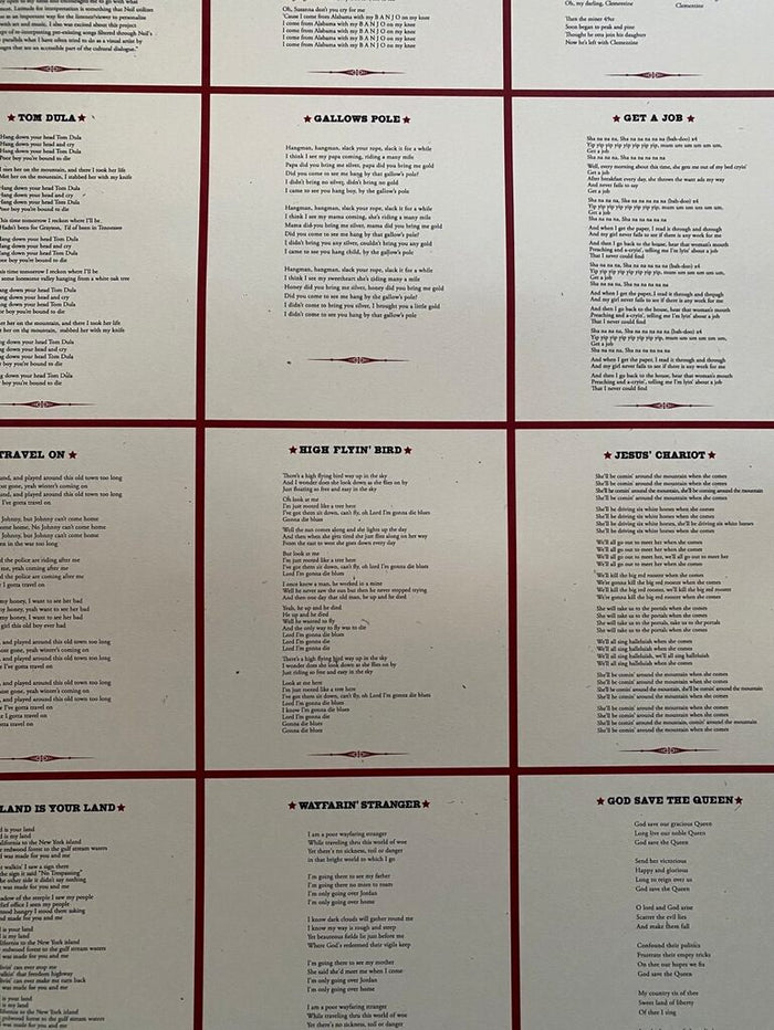 Americana Lyrics de Shepard Fairey, 2012 (vue 2)