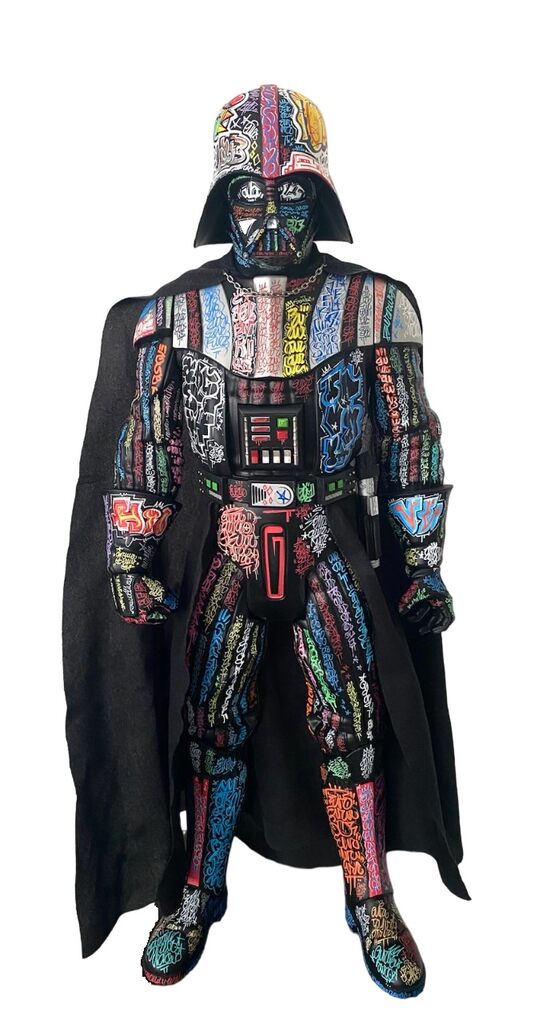 Darth Vader Graffiti d'Alberto Blanchart, 2023