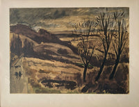 Paysage d'hiver, route de lange à Annet sur la marne (1934) d'André Dunoyer de Segonzac, 1967