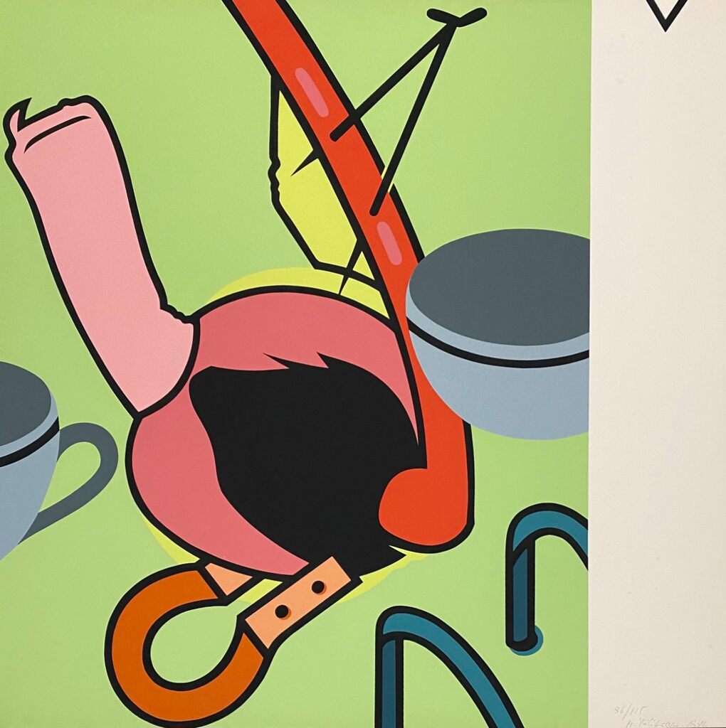 Le Retour du printemps V by Hervé Télémaque, 1974