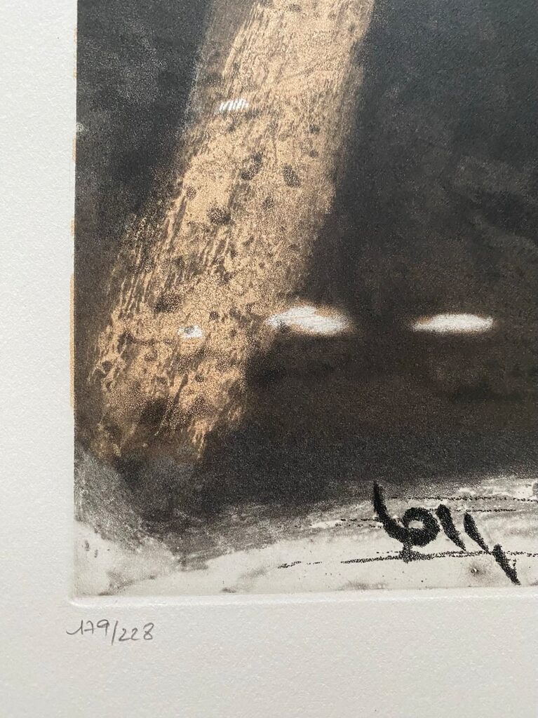 Hommage à Joan Brossa d'Antoni Tàpies, 1970 (vue 2)