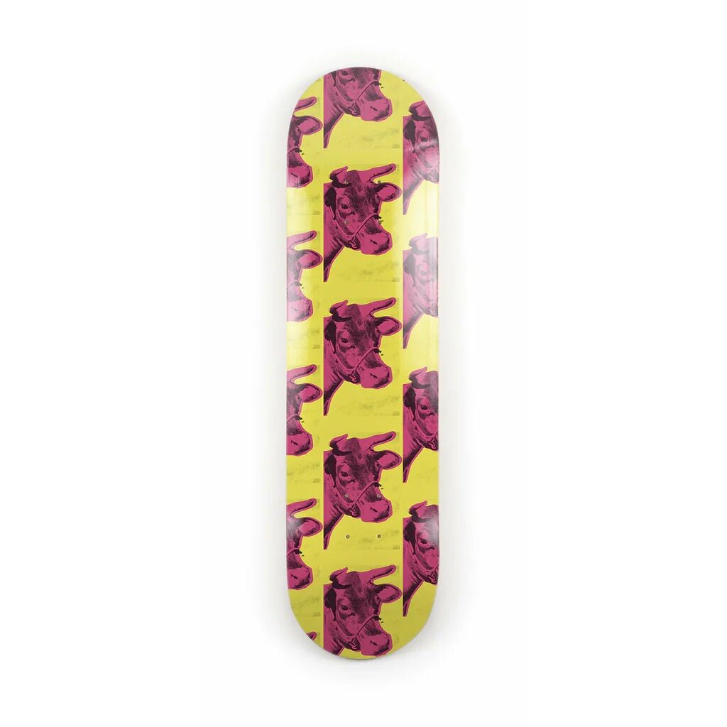 Cow Skateboard Deck by Andy Warhol, 2022