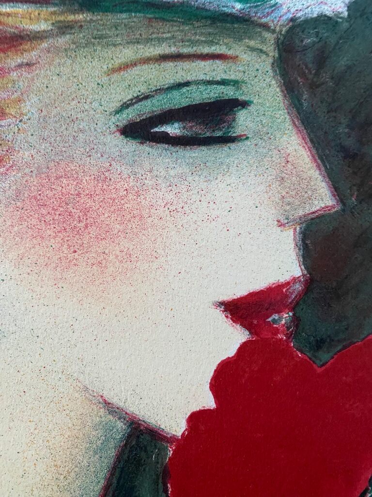 Profil aux roses No2 by Jean-Pierre Cassigneul, 1991 (view 2)